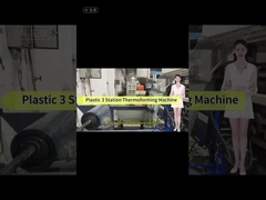 Máy tạo nhiệt nhựa 3 trạm hoàn toàn tự động