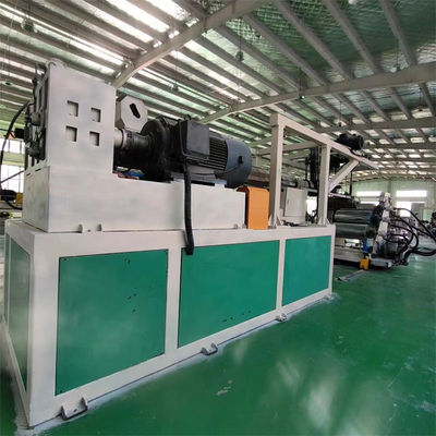 Máy ép nhựa một vít điện PLC đã sử dụng Dòng ép tấm nhựa công nghiệp