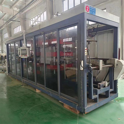 Máy hình dạng chân không nhựa đã qua sử dụng Máy hình dạng bán tự động cho hộp thức ăn dùng một lần