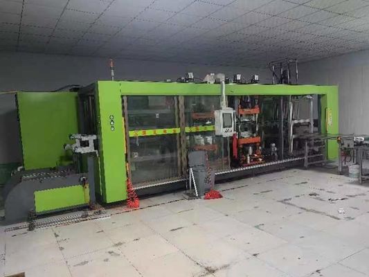 Toàn bộ tự động nhựa ba trạm Blister Thermoforming Machine cho đĩa trứng