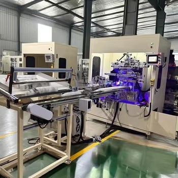 Máy in cốc nhựa và giấy 90-120mm với điều khiển PLC và màn hình cảm ứng