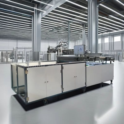 Máy xếp các thùng nhựa hoàn toàn tự động trong nhà để xếp các cốc tốc độ cao