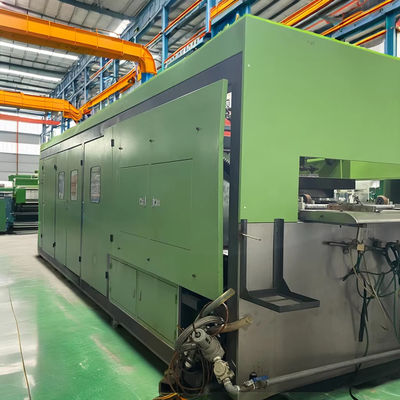 Máy biến nhiệt nhựa tay hai hoàn toàn tự động PPPS dùng một lần hộp đồ ăn hộp đồ ăn