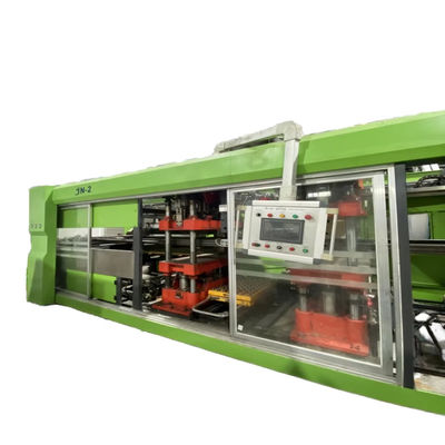 Máy tạo hình nhiệt nhựa áp suất dương và âm hoàn toàn tự động, cắt và xếp chồng