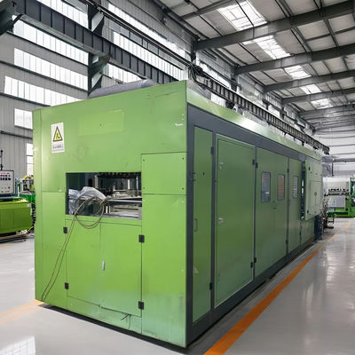 Máy chế tạo hộp nhựa thực phẩm hoàn toàn tự động 3 trạm cũ Máy hình nhiệt nhựa