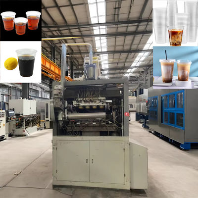 Tốc độ cao Máy làm cốc dùng một lần làm bánh cà phê PP PS vật nuôi nước kẹo kem kem máy làm cốc nhựa