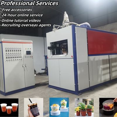 Máy làm cốc nhựa dùng một lần sử dụng Cốc kem Máy tạo nhiệt nhựa