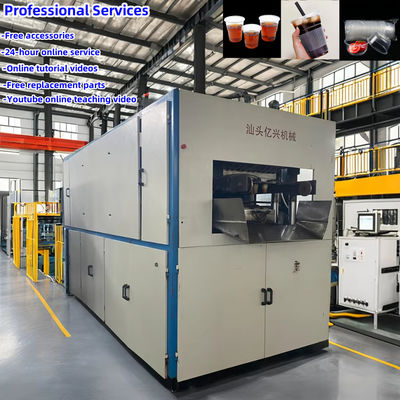 Máy tạo nhiệt nhựa tự động cao để làm cho cốc nước nhựa dễ vận hành và hình thành Độ cao 210mm