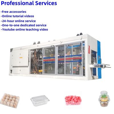 Được sử dụng Máy tạo chân không nhựa hoàn toàn tự động Độ bền cao Dễ sử dụng cho hộp trái cây nhựa