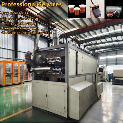 Máy chế tạo chén nhựa chính xác Tự động cao Máy tạo nhiệt nhựa nhanh