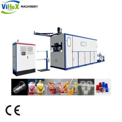 11KW công suất sưởi ấm Máy sản xuất cốc nhựa dùng một lần hoàn toàn tự động với dịch vụ bán hàng miễn phí suốt đời