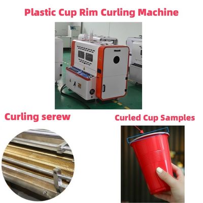 Máy cuộn vòng vòm cốc nhựa hoàn toàn tự động