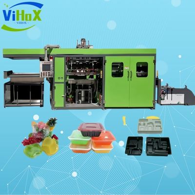 Máy làm hộp bánh nhựa tự động hoàn toàn Máy móc làm hộp cơm trưa bằng nhựa